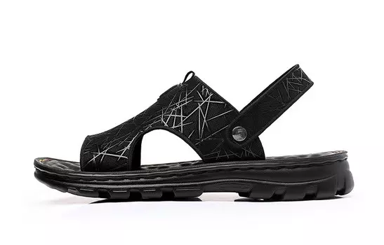 Пляжные сандалии мужские черный Liangguan