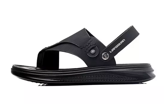 Пляжные сандалии мужские черный Liangguan