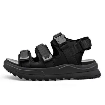 Пляжные сандалии мужские черный Luomaike