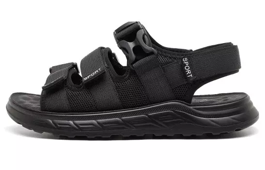 Пляжные сандалии мужские черный Oulisasi