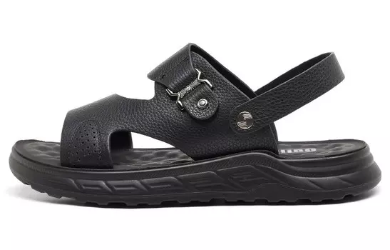 Пляжные сандалии мужские черный Oulisasi