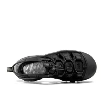 Пляжные сандалии мужские черный / темно-серый / камуфляжные зеленый Aokang