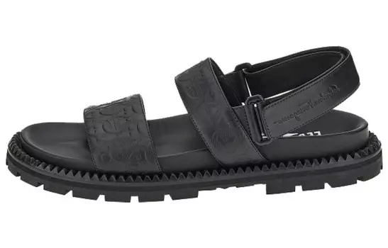 Пляжные сандалии мужские Ferragamo, черный