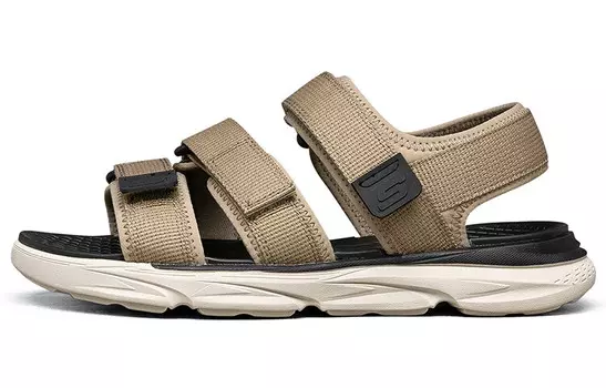 Пляжные сандалии мужские хаки Skechers