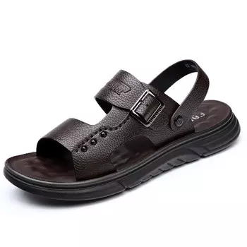 Пляжные сандалии мужские красный Zuwudong