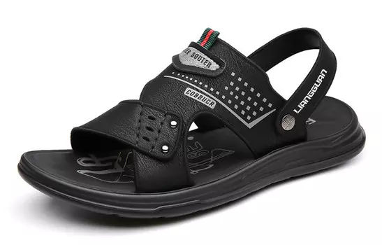 Пляжные сандалии мужские Liangguan, коричневый