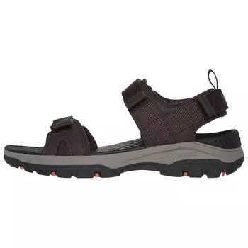 Пляжные сандалии мужские шоколадные Skechers