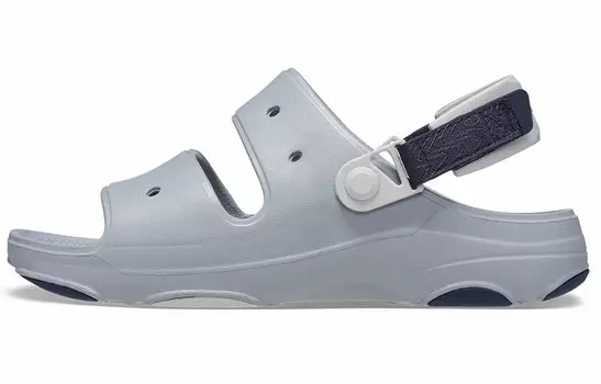 Пляжные сандалии мужские светло-серые Crocs