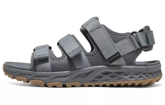 Пляжные сандалии мужские угольно-серые Skechers