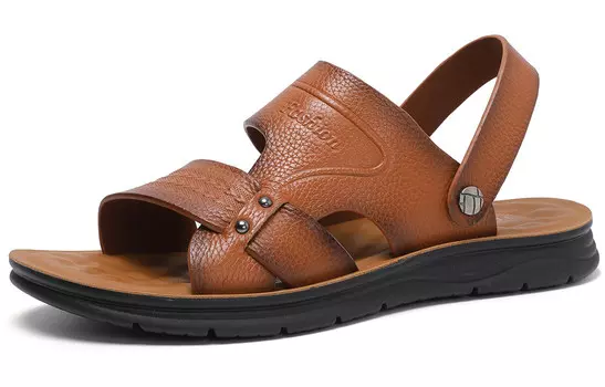 Пляжные сандалии мужские желто-коричневый Trumppipe