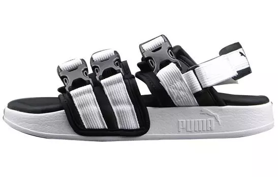 Шлепанцы и сланцы PUMA Slect Leadcat Ylm Sandal Black/White