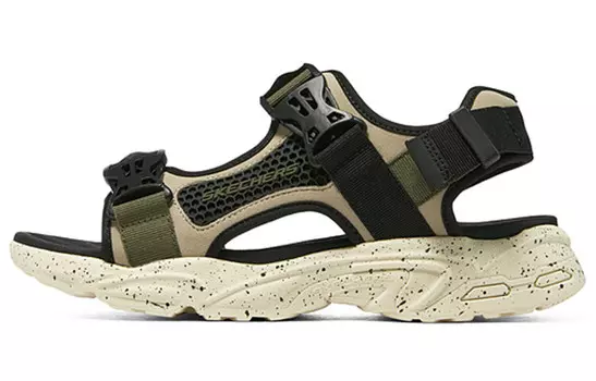 Пляжные сандалии Stamina мужские серо-коричневые/черные Skechers