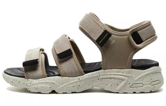 Пляжные сандалии Stamina Sandal мужские серо-коричневые/черные Skechers
