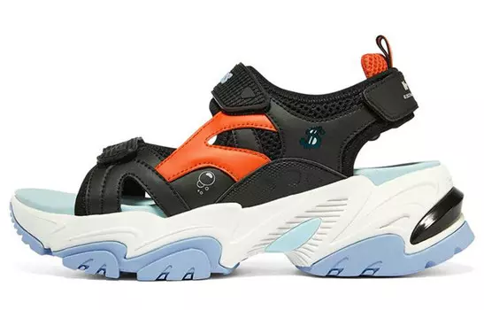 Пляжные сандалии Stamina V2 женские черные/красные Skechers