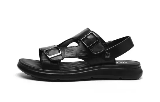 Пляжные сандалии унисекс черные Hla