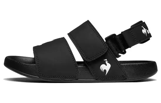 Пляжные сандалии унисекс черные Le Coq Sportif