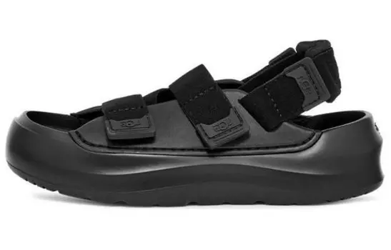 Пляжные сандалии унисекс черные Ugg