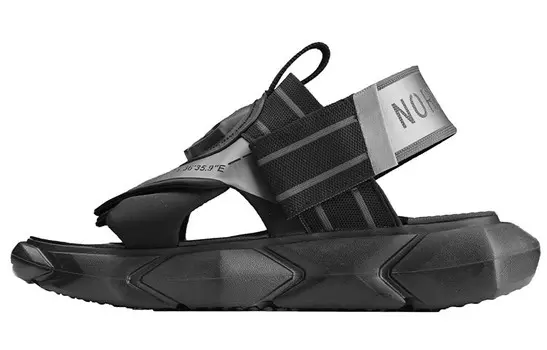 Пляжные сандалии унисекс черный Norvincy