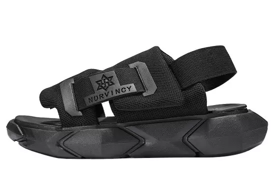 Пляжные сандалии унисекс черный Norvincy