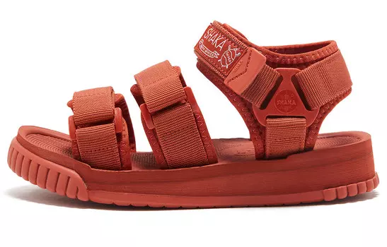 Пляжные сандалии унисекс красные Shaka