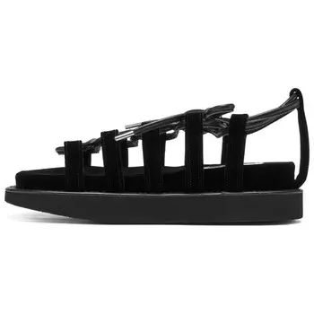 Пляжные сандалии Waraji, унисекс, черные Onitsuka Tiger