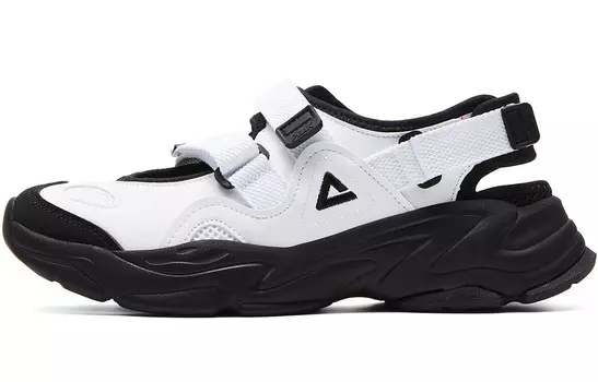 Пляжные сандалии женские белые/черные Peak