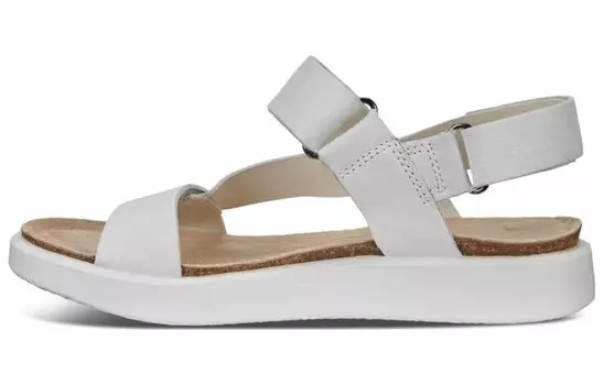 Пляжные сандалии женские белые Ecco