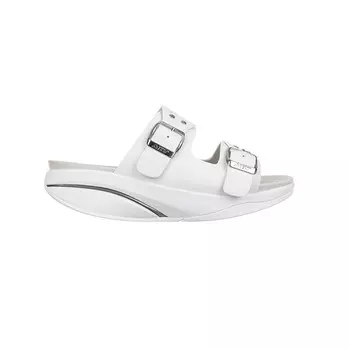 Пляжные сандалии женские белые серебристые Mbt