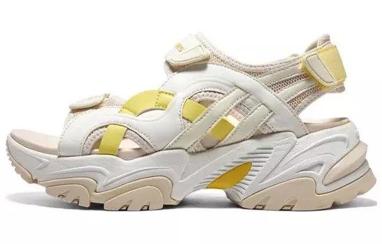 Пляжные сандалии женские белые/желтые Skechers