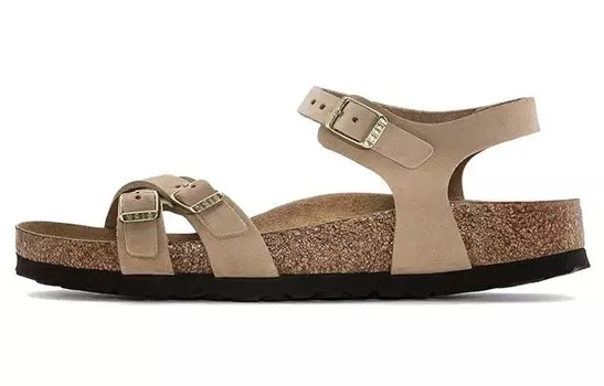 Пляжные сандалии женские бежевые Birkenstock