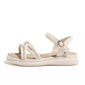 Пляжные сандалии женские бежевые Huanqiu