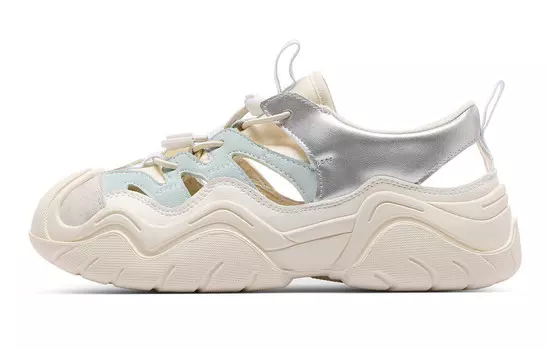 Пляжные сандалии женские бежевые/синие C°Banner