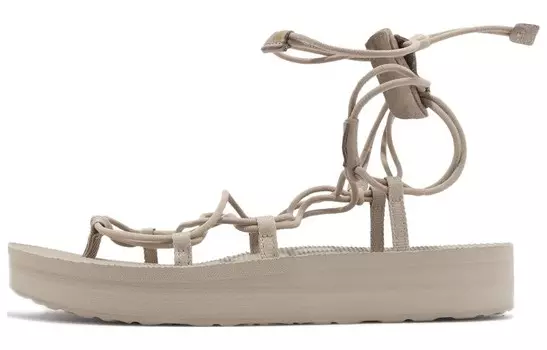 Пляжные сандалии женские бежевые Teva