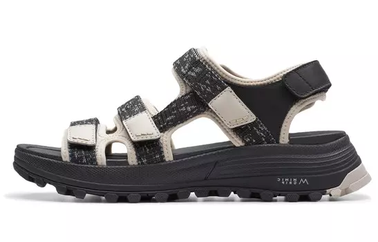 Пляжные сандалии женские черные Clarks