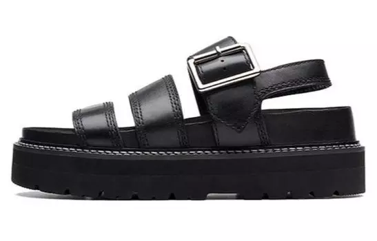 Пляжные сандалии женские черные Clarks