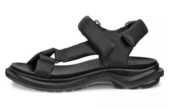 Пляжные сандалии женские черные Ecco