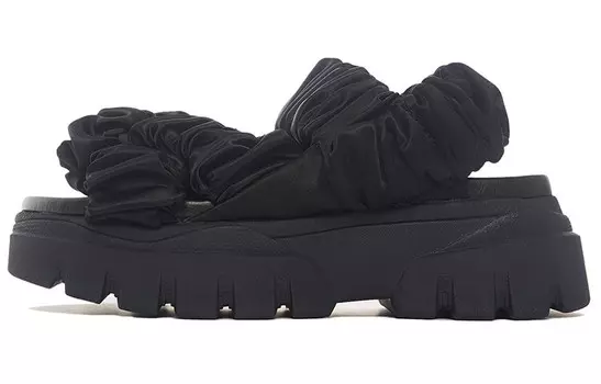 Пляжные сандалии женские черные Lining