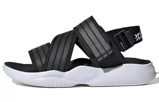 Пляжные сандалии женские черные/серые/белые Adidas