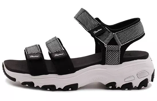 Пляжные сандалии женские черные Skechers