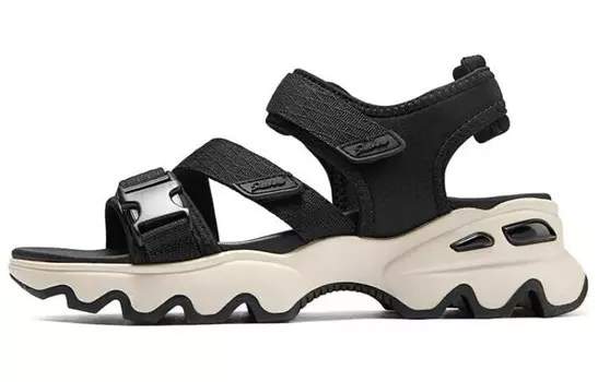 Пляжные сандалии женские черные Skechers
