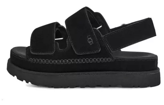 Пляжные сандалии женские черные Ugg