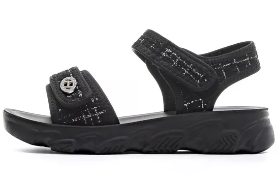 Пляжные сандалии женские черные Warrior