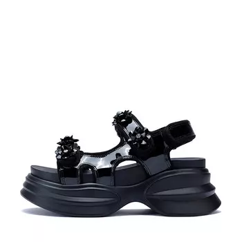 Пляжные сандалии женские черный Bellalily