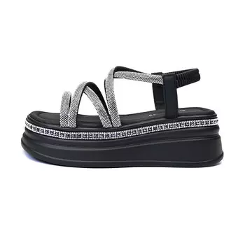 Пляжные сандалии женские черный Deerway