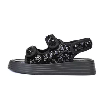 Пляжные сандалии женские черный Deerway