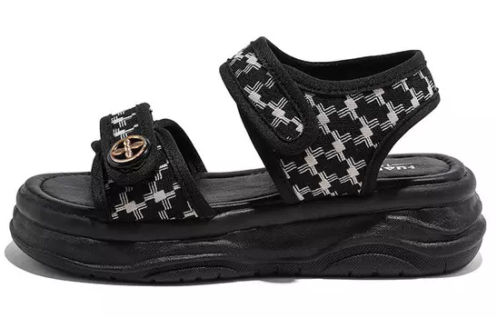 Пляжные сандалии женские черный Huanqiu