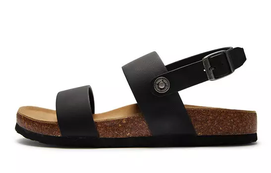 Пляжные сандалии женские черный Minnetonka