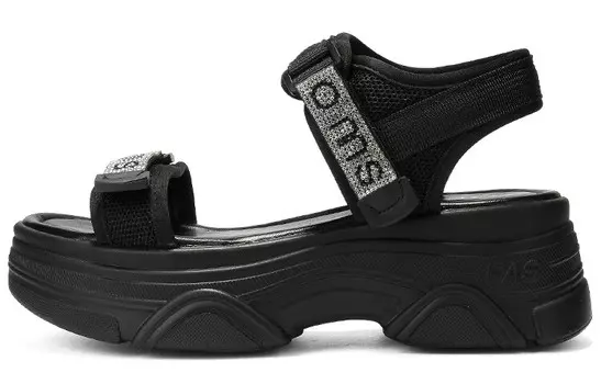 Пляжные сандалии женские черный Oms