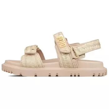 Пляжные сандалии женские Dior, бежевый