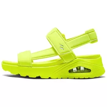 Пляжные сандалии женские флуоресцентно-желтые Skechers